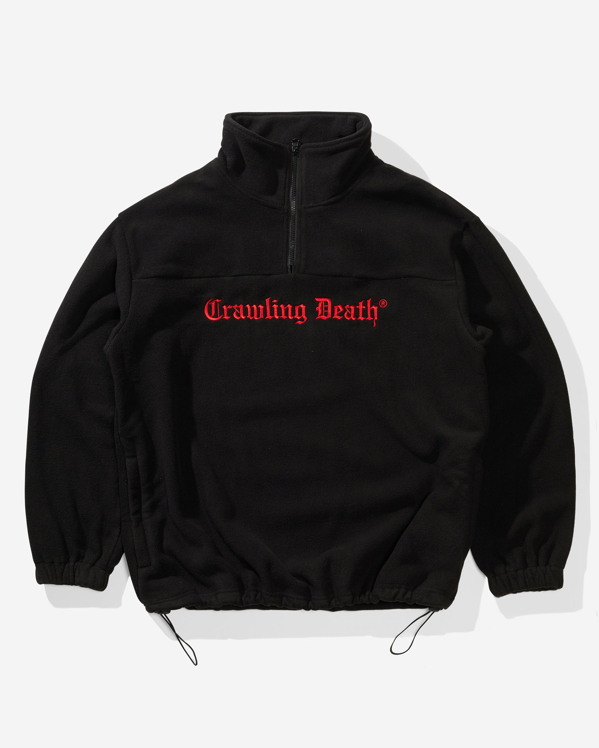 Gothic Polar Fleece | Black Red