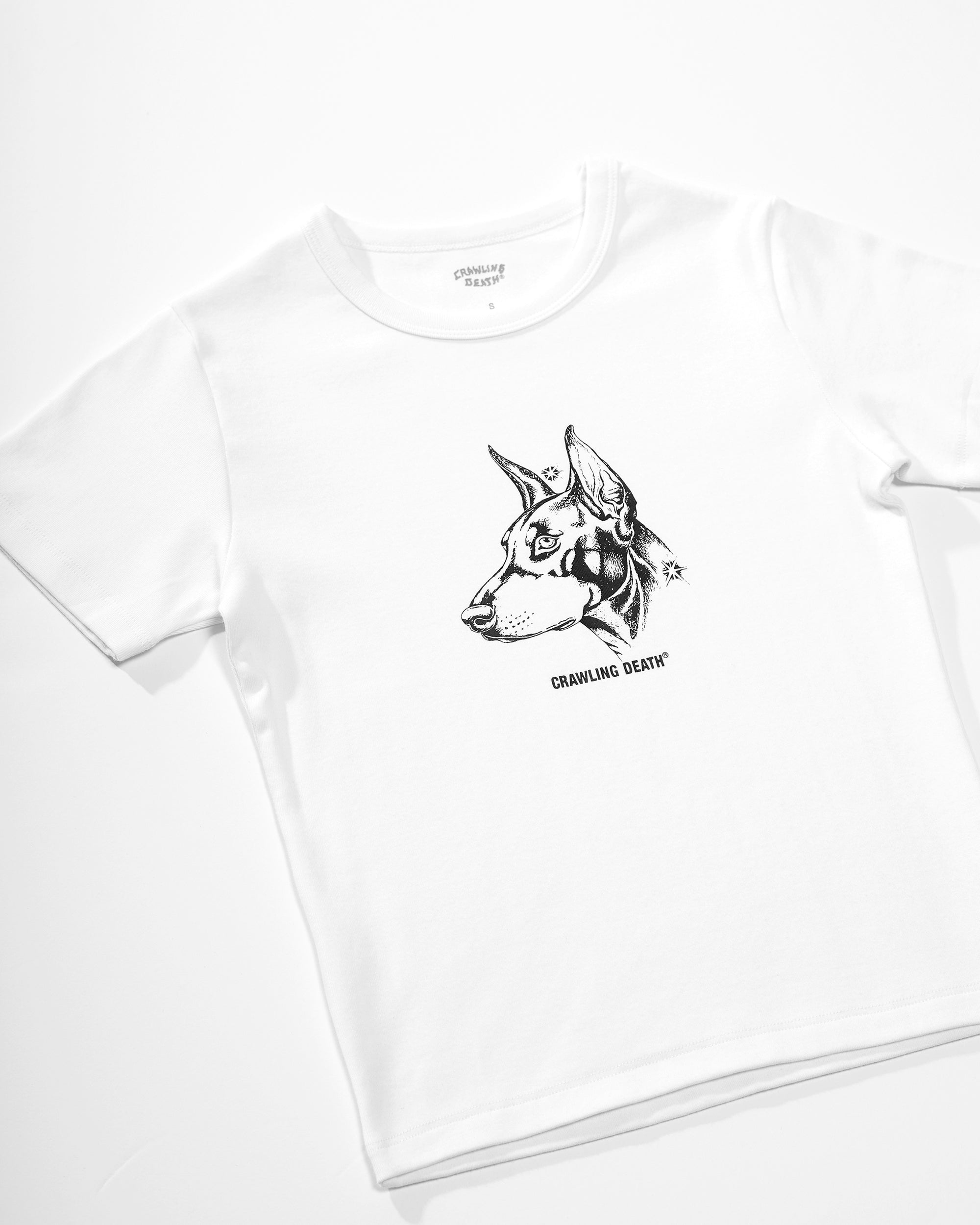 Dog Baby Tee White | Spider Sinclair