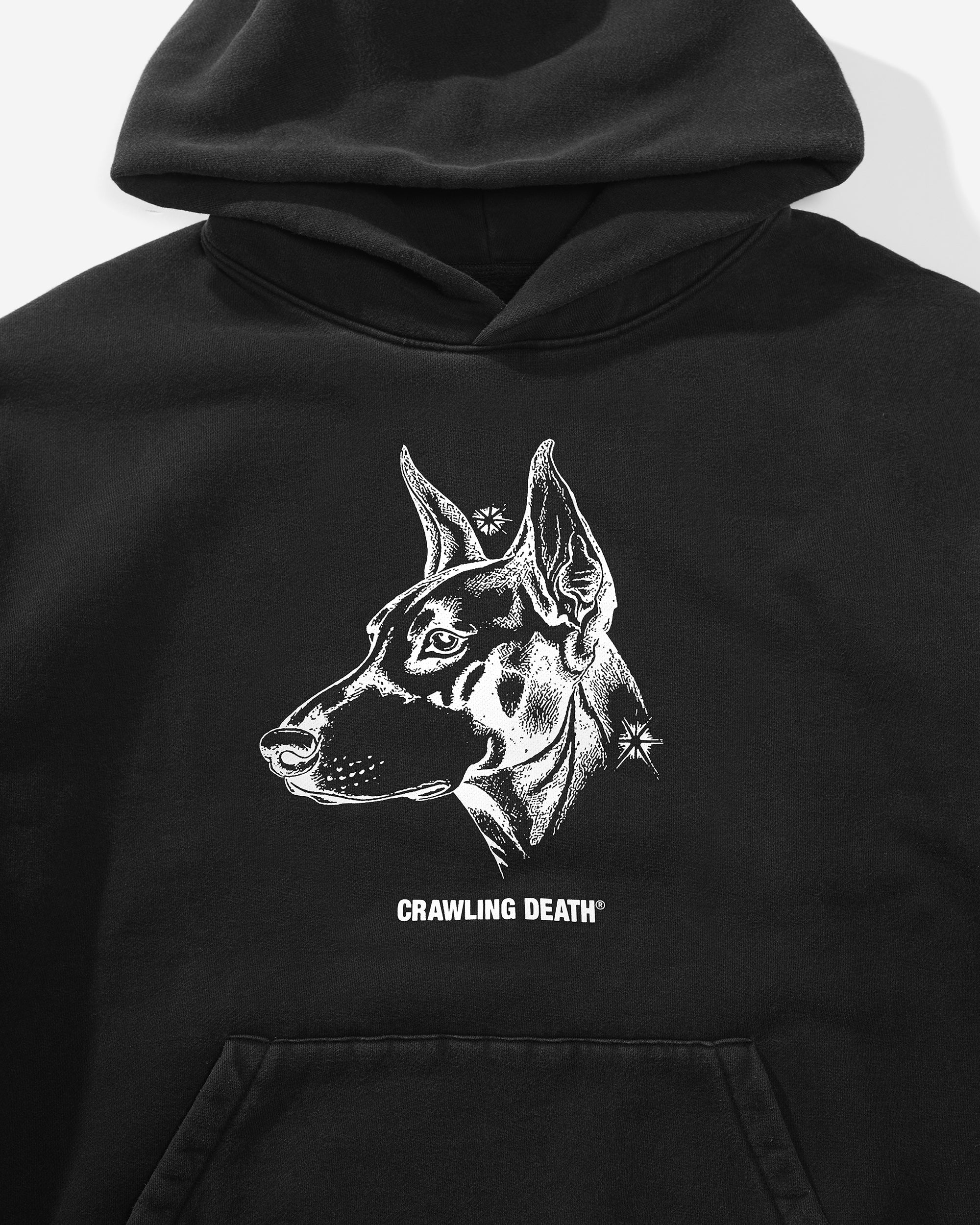 Dog Hood Washed Black | Spider Sinclair