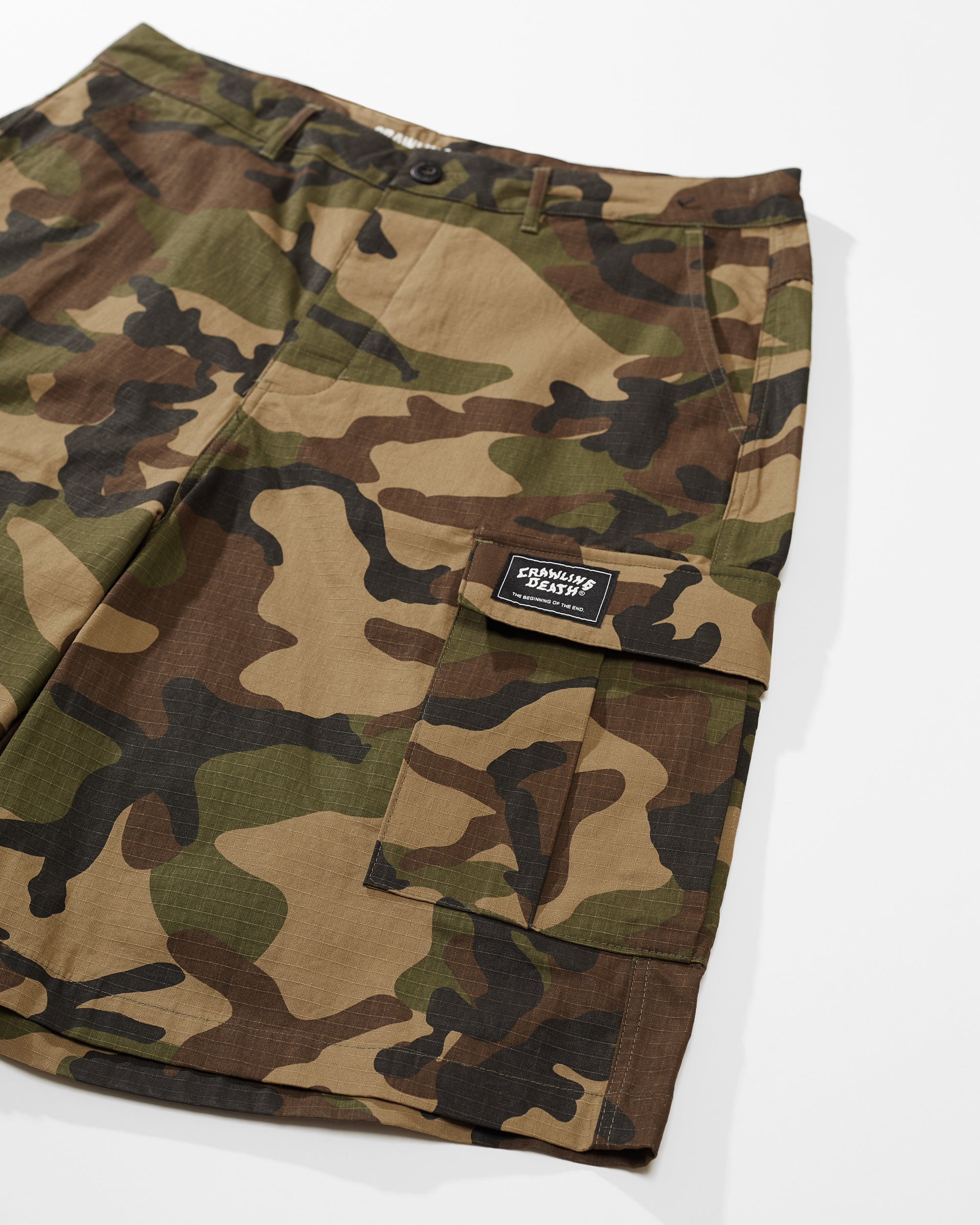 Ripstop Cargo Shorts | Camo