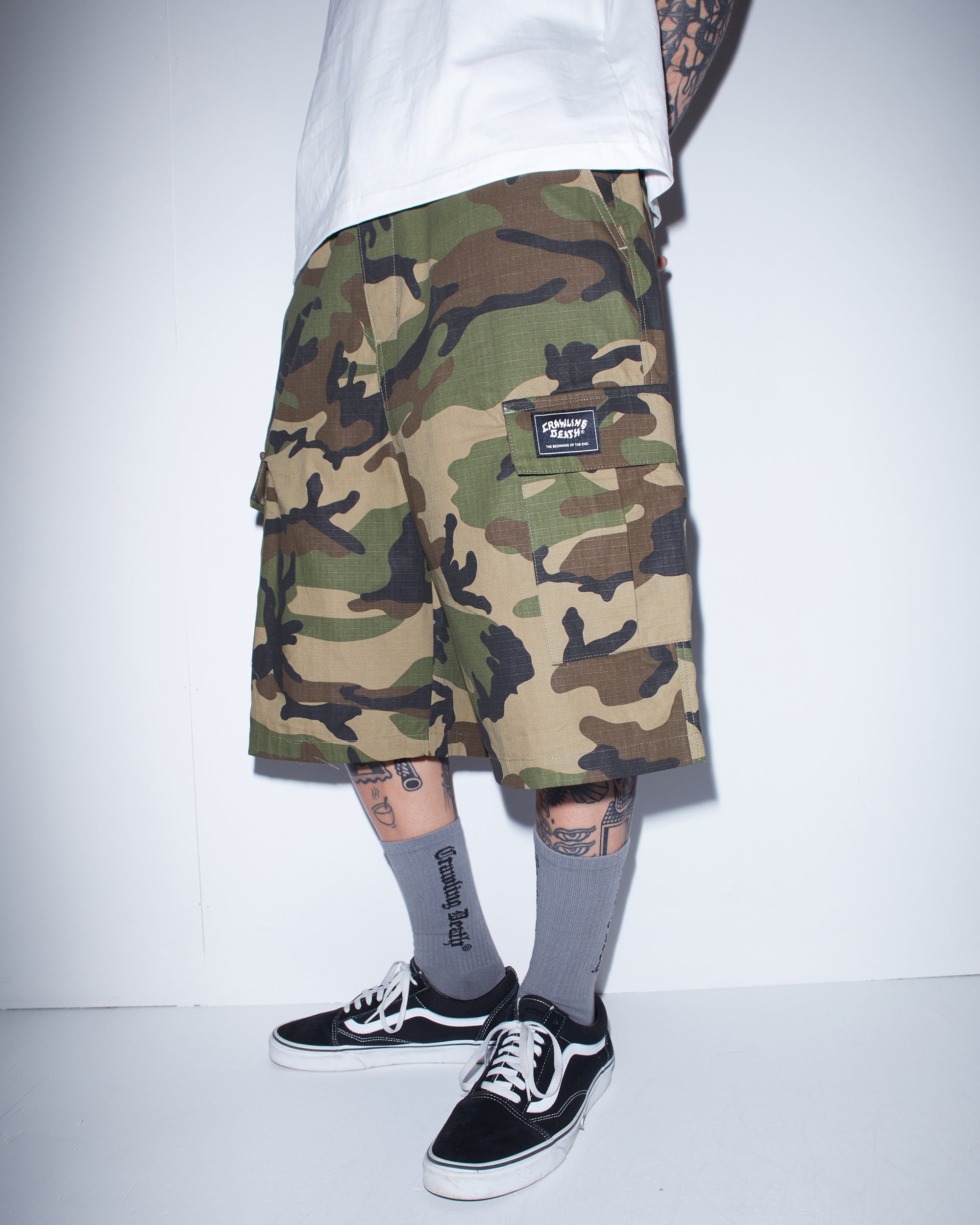 Ripstop Cargo Shorts | Camo