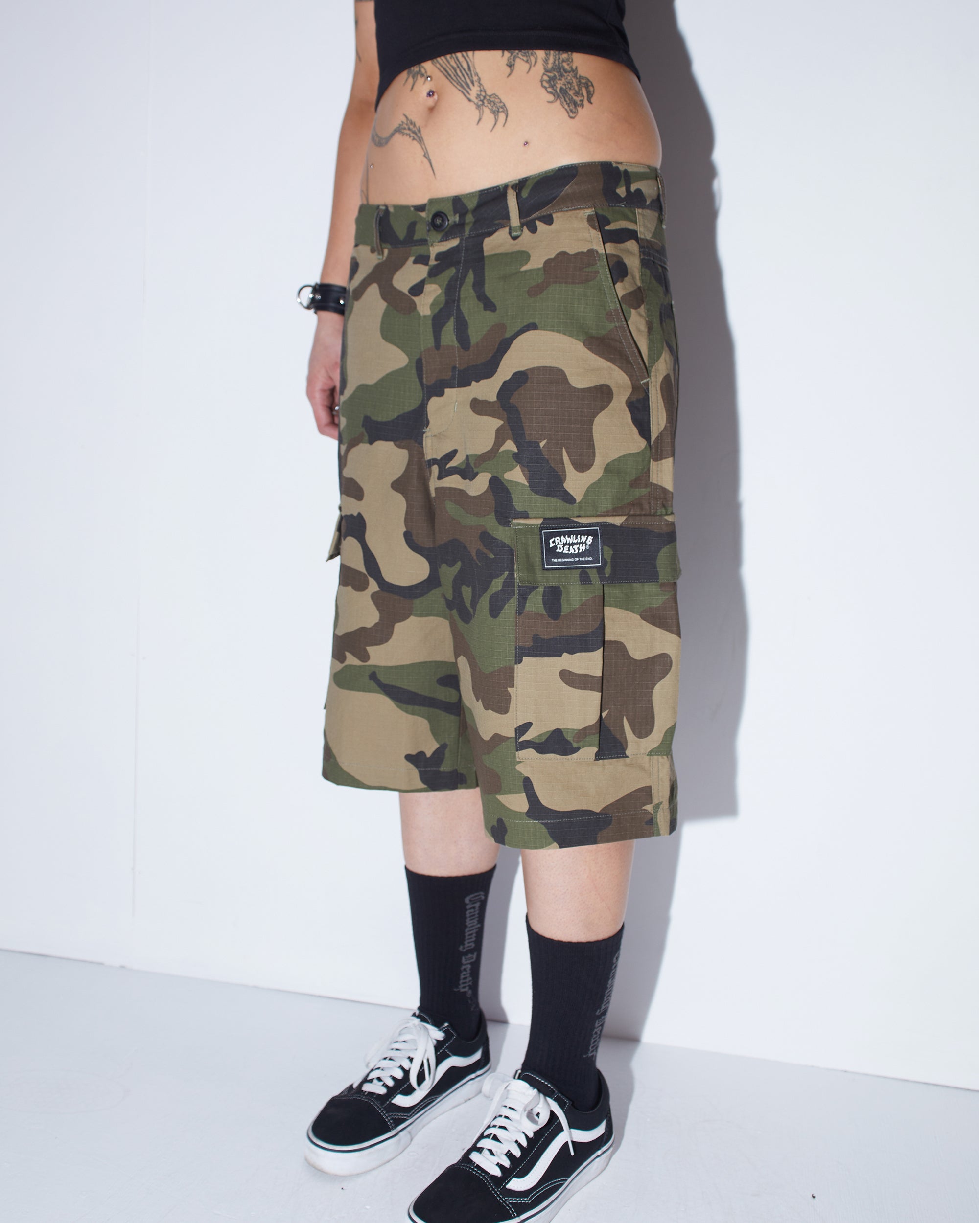 Ripstop Cargo Shorts | Camo