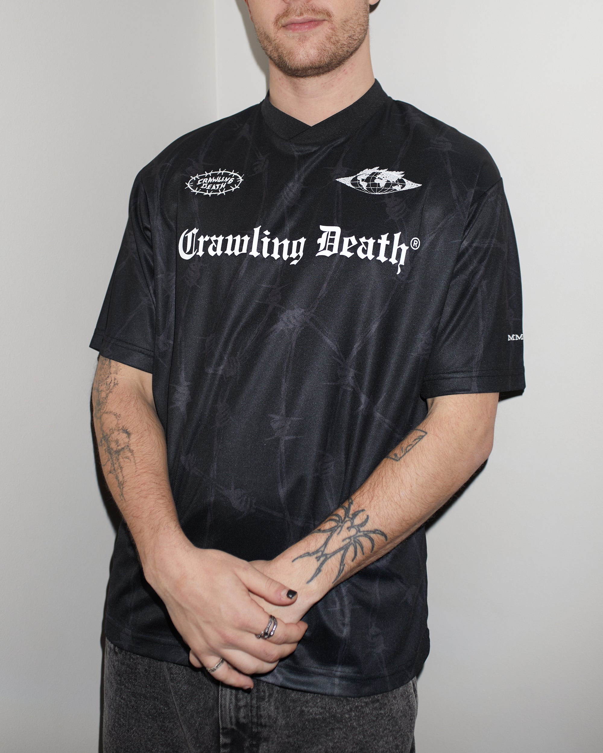 Soccer Jersey Barbed | Black