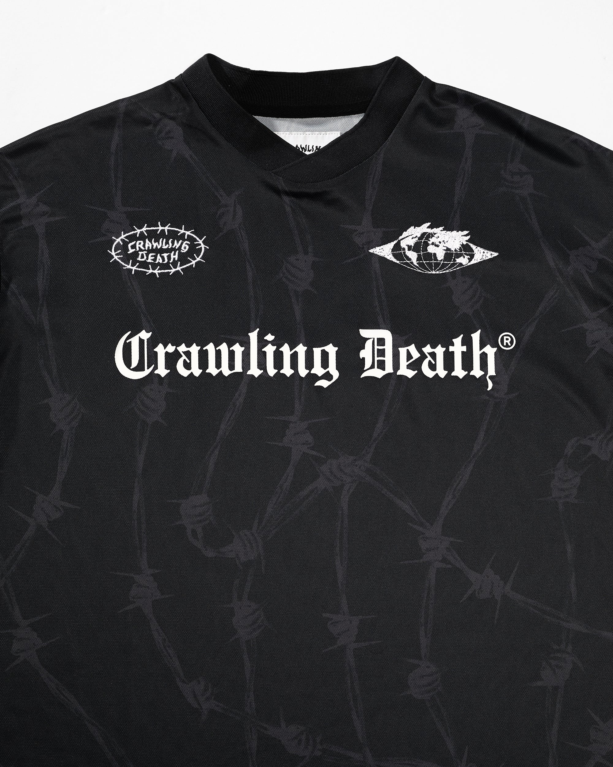 Soccer Jersey Barbed | Black