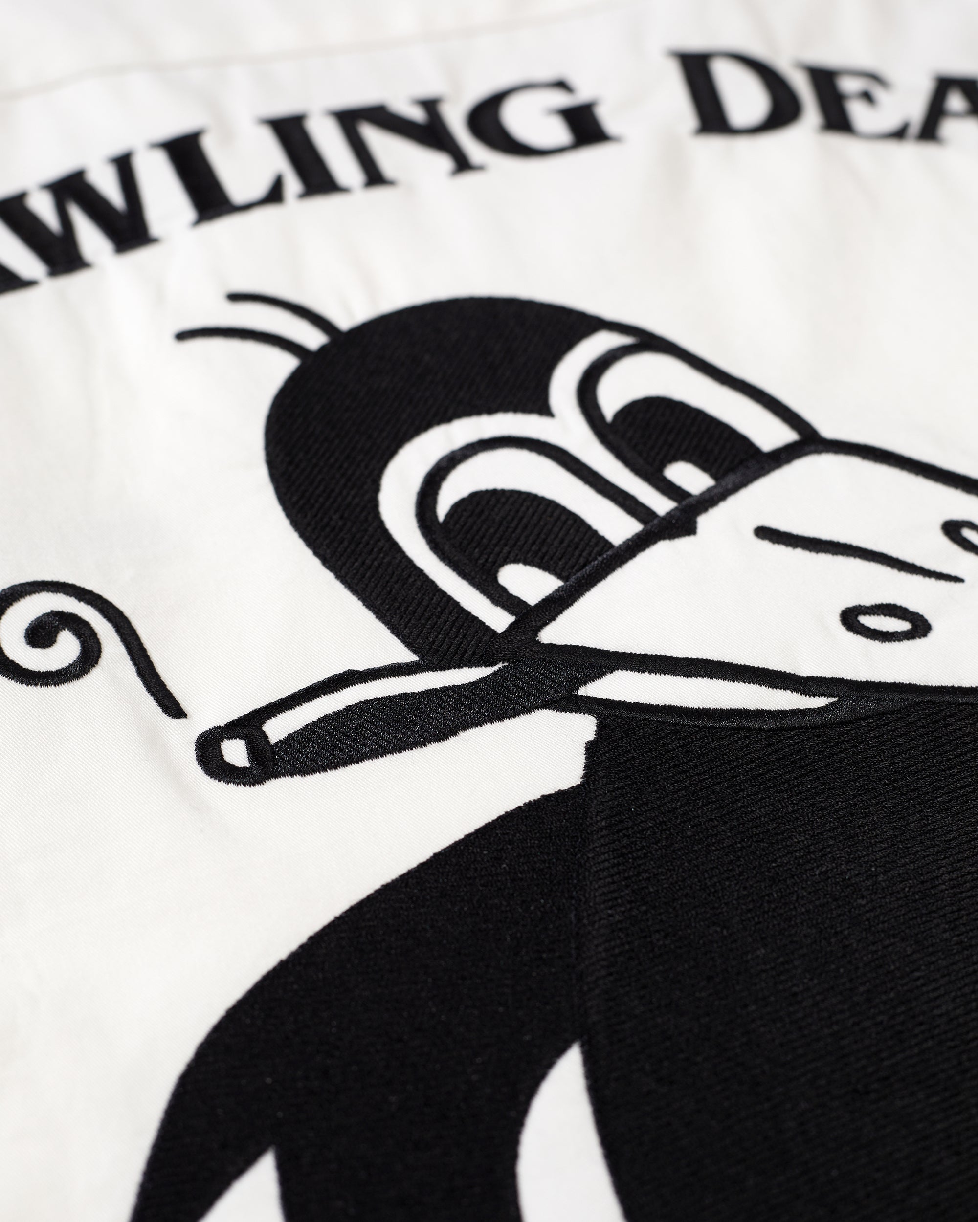 Crow Bowling Shirt | White