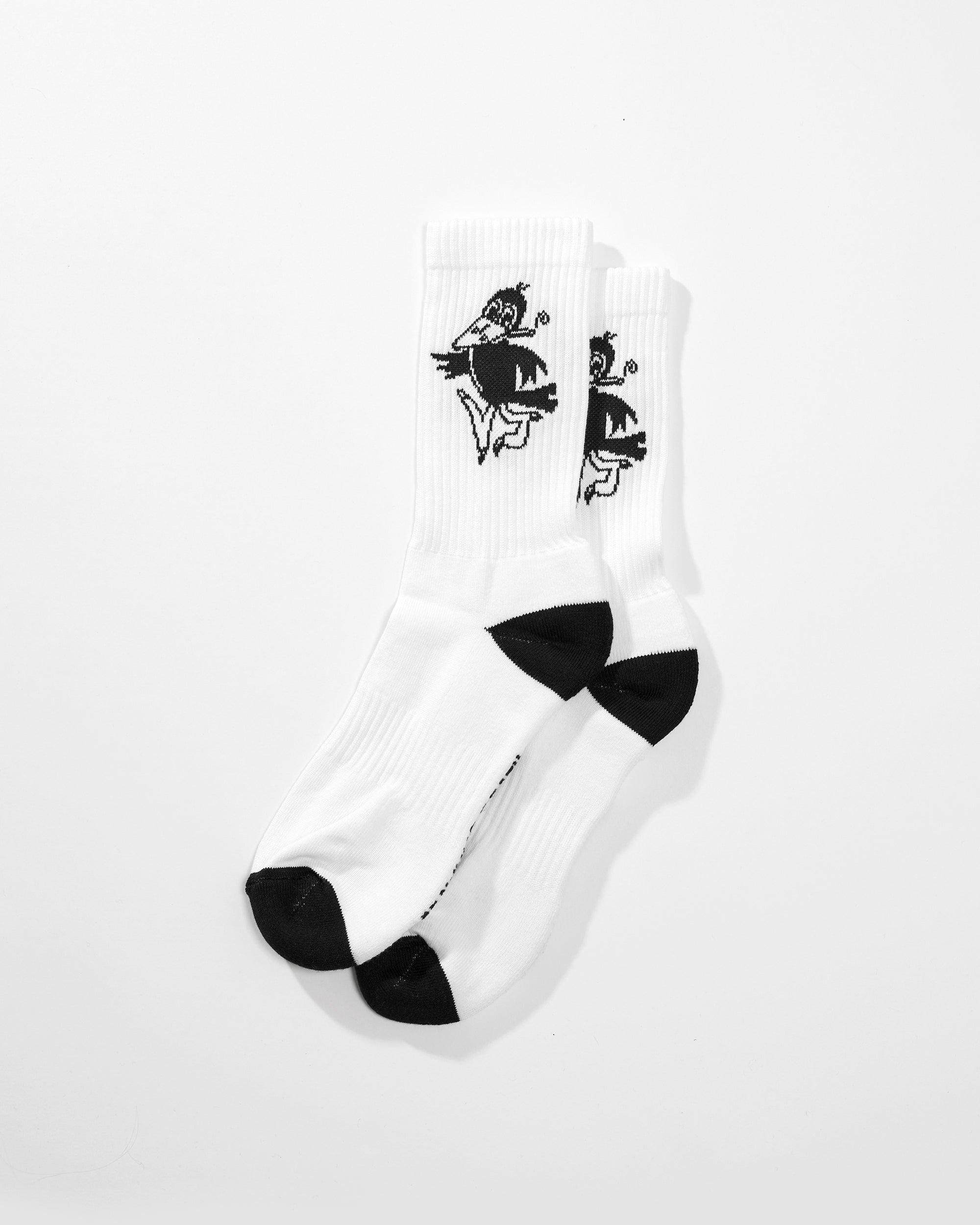 Crow Socks | White
