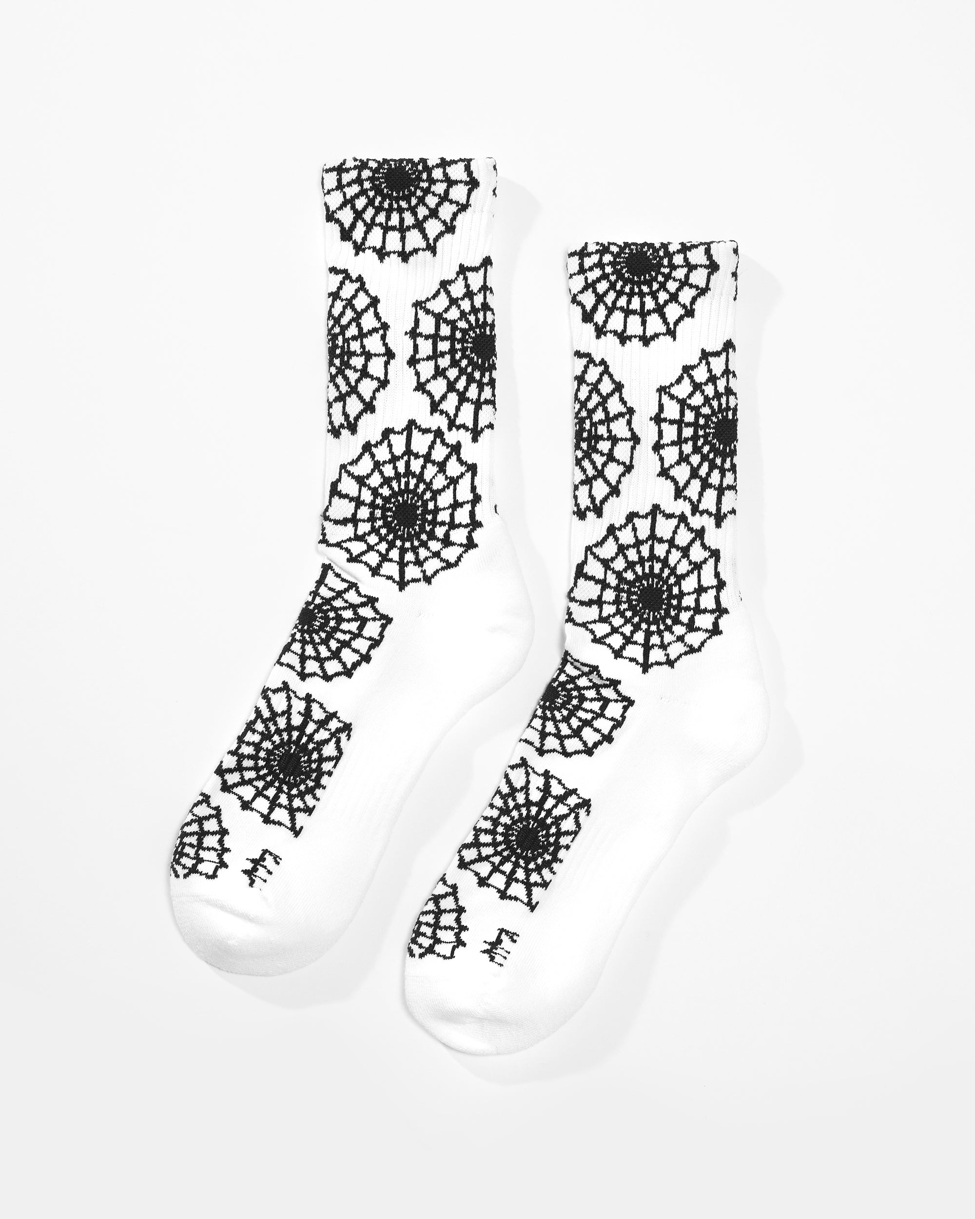 Web Socks | White